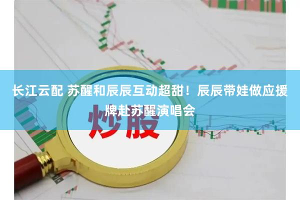 长江云配 苏醒和辰辰互动超甜！辰辰带娃做应援牌赴苏醒演唱会