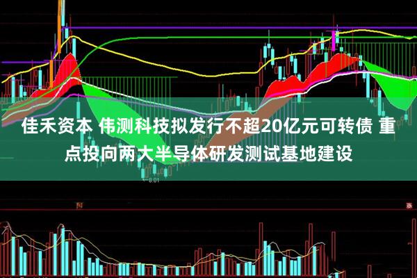 佳禾资本 伟测科技拟发行不超20亿元可转债 重点投向两大半导体研发测试基地建设
